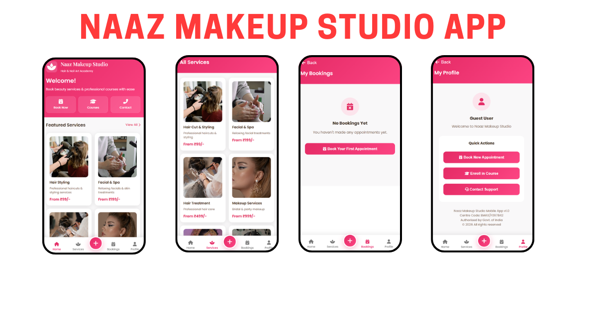 Naaz Makeup Studio App